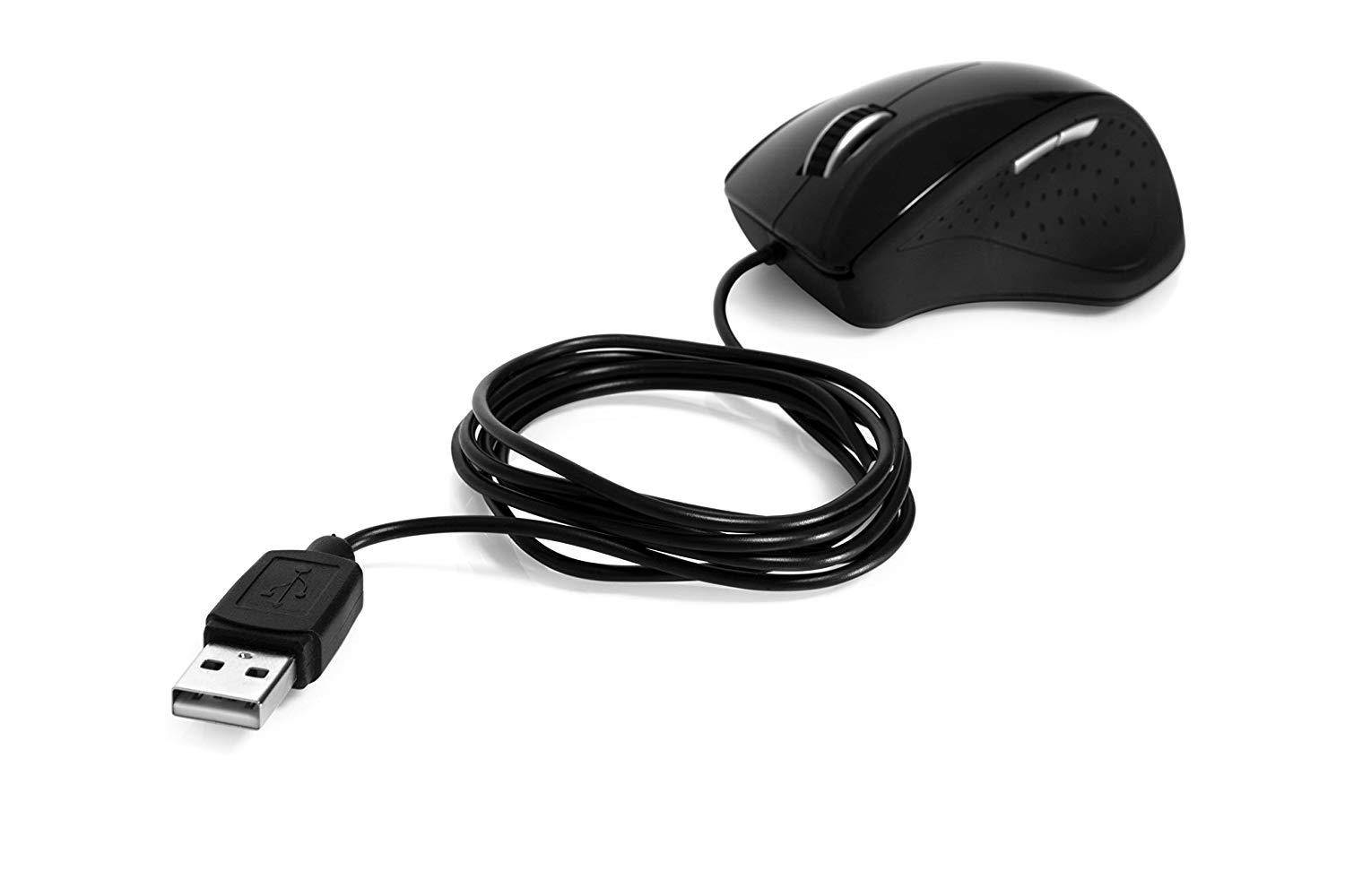 Verbatim 49017 GO Ergo Optical Desktop PC Mouse, PC/Mac, 2 Ways