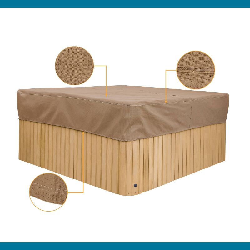 94" Square Hot Tub Cover Cap - Duck Covers