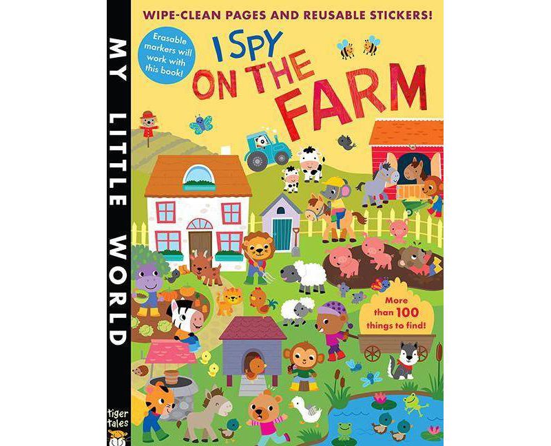 Stickers-I Spy On The Farm - By Litton Jonathan (Paperback)