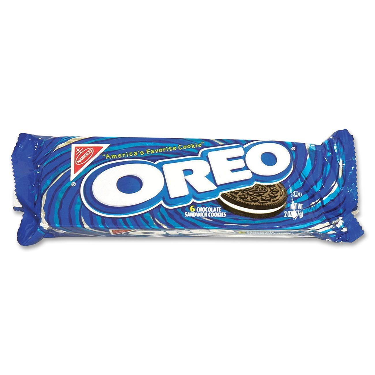 Nabisco Oreo Cookies, 1 Serving Pack, 1.80 oz - 12 / Box