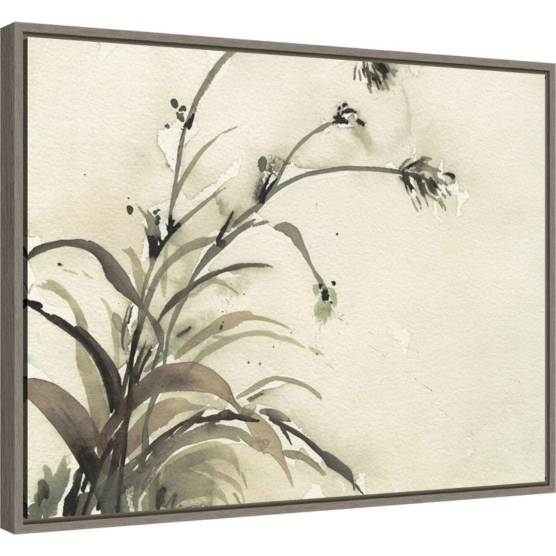 24" x 18" Plant of the Age II by Samuel Dixon Framed Wall Canvas - Amanti Art