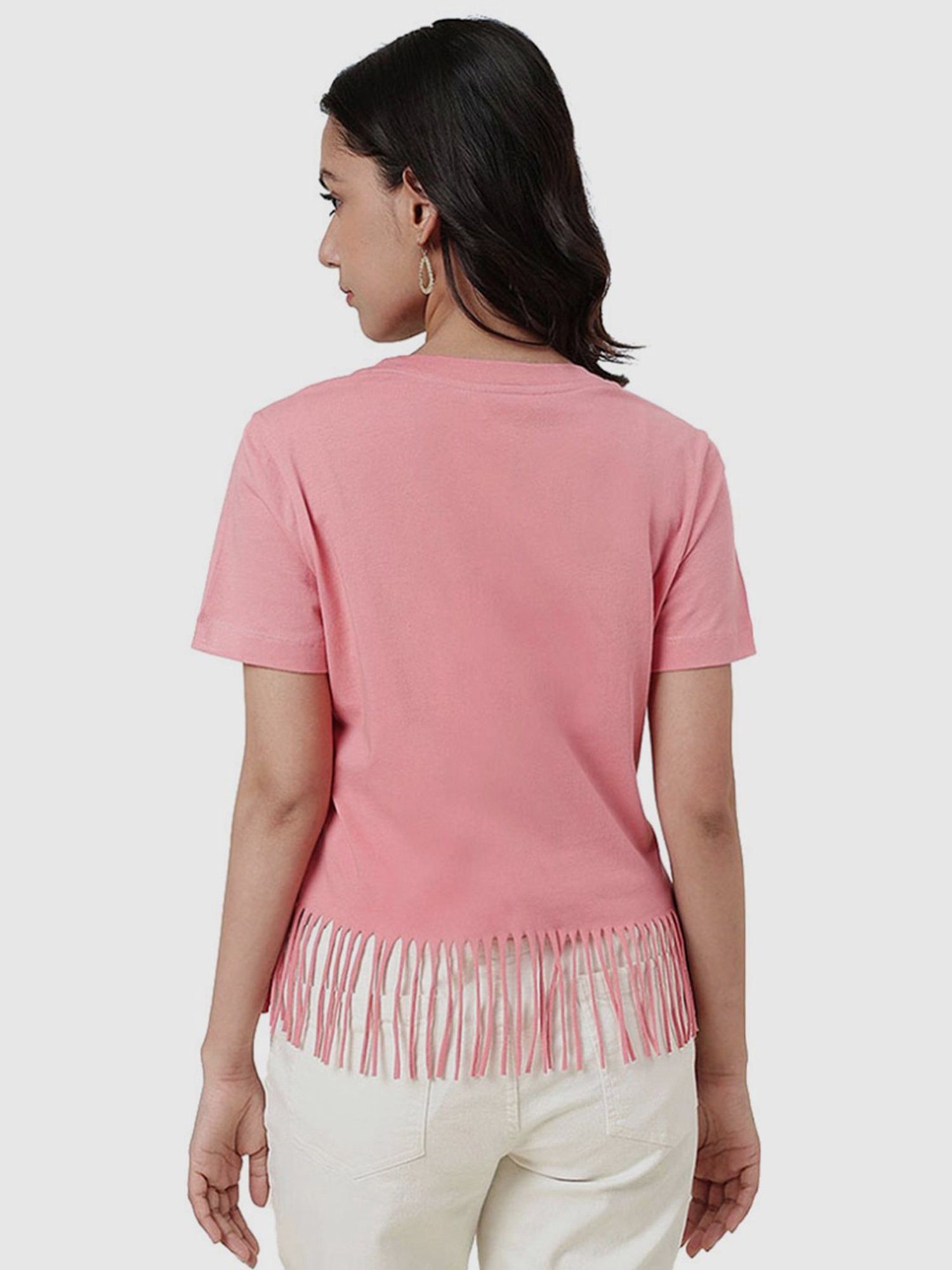 Fabindia Pink Cotton Top
