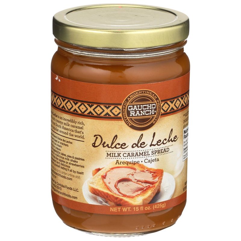 Gaucho Ranch Dulce De Leche Milk Caramel Spread - 15oz