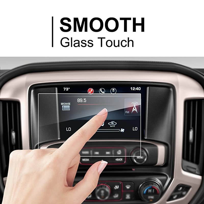 Control Screen Protectors for 2016-2020 2021 GMC Sierra 1500/2500HD 3500HD 8 Inch IntelliLink,PET Plastic Center Touch HD Crystal Clear in-Dash Navigation Protective Film PET 8-Inch