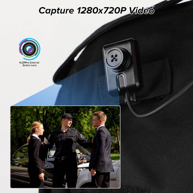 BOBLOV KJ21PRO Button Camera External Lens Camera 720P Small Button Camera Compatible with KJ21PRO Only(Can't be use for KJ21 and Other Model)