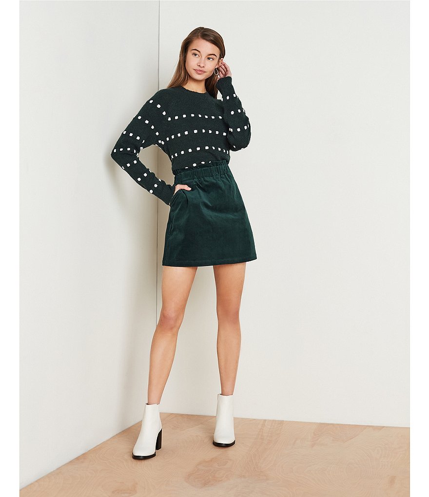 June & Hudson Frisco Denim Mini Skirt