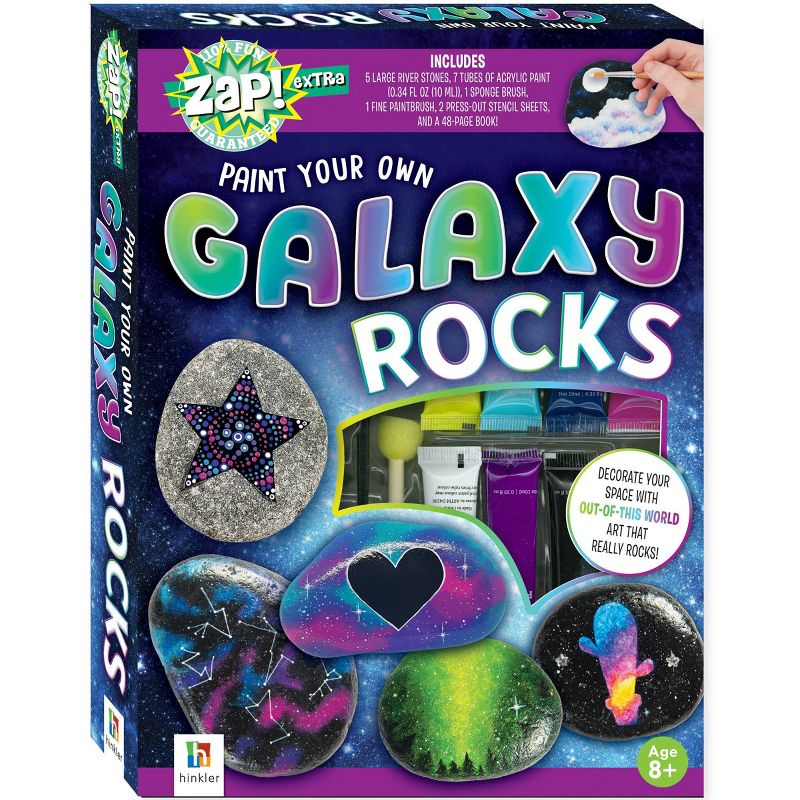 Zap! Extra Paint Your Own Galaxy Rocks Activity Kit - Hinkler Books