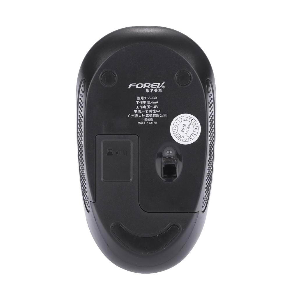 FOREV 2.4G Wireless Ergonomic Mobile Optical Power Saving Mouse Cordless Mice 1600 DPI High Precision with USB Receiver for Mac Laptop Notebook PC Desktop Computer