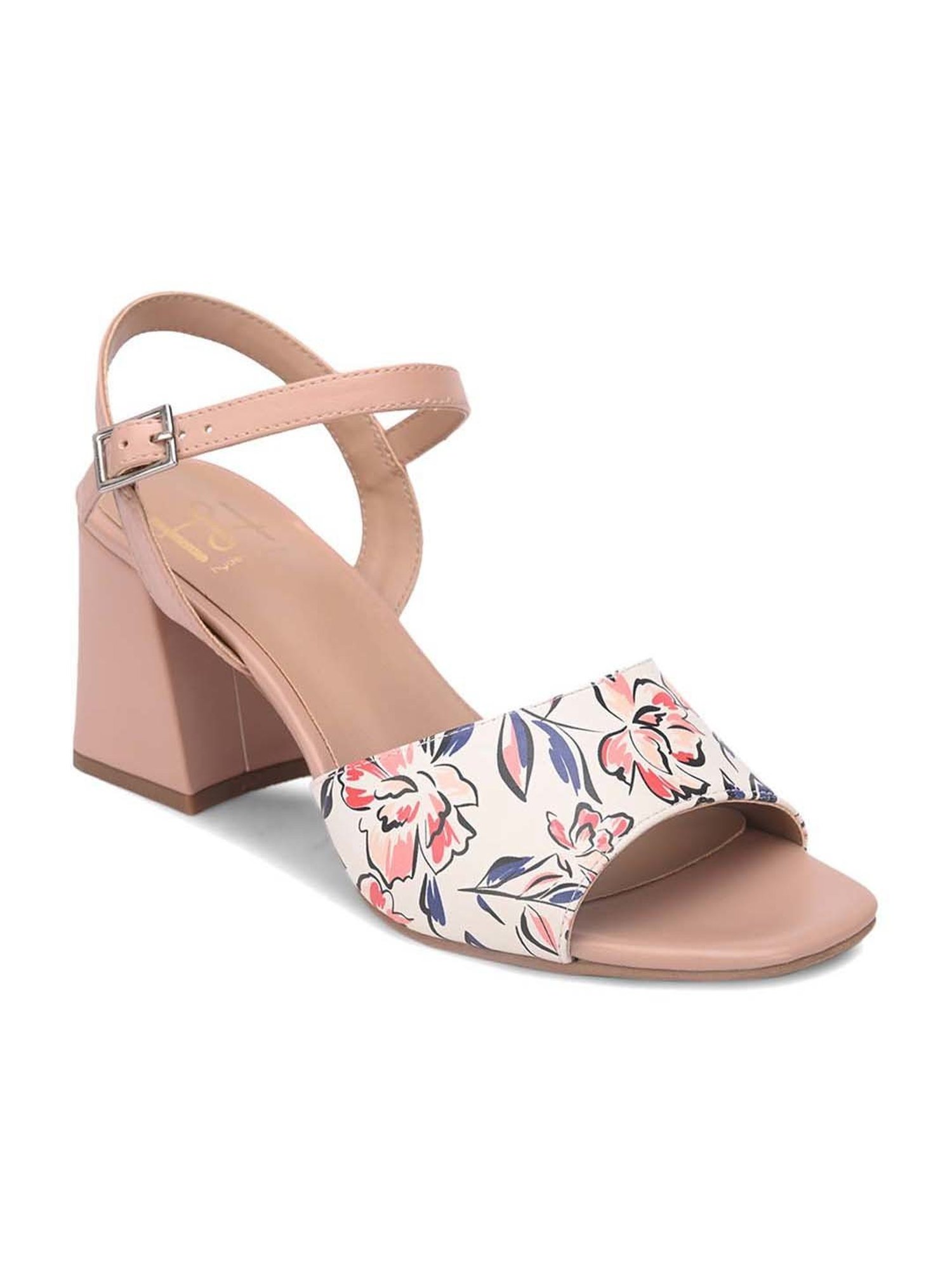 Hydes N Hues Women's Pink Ankle Strap Sandals