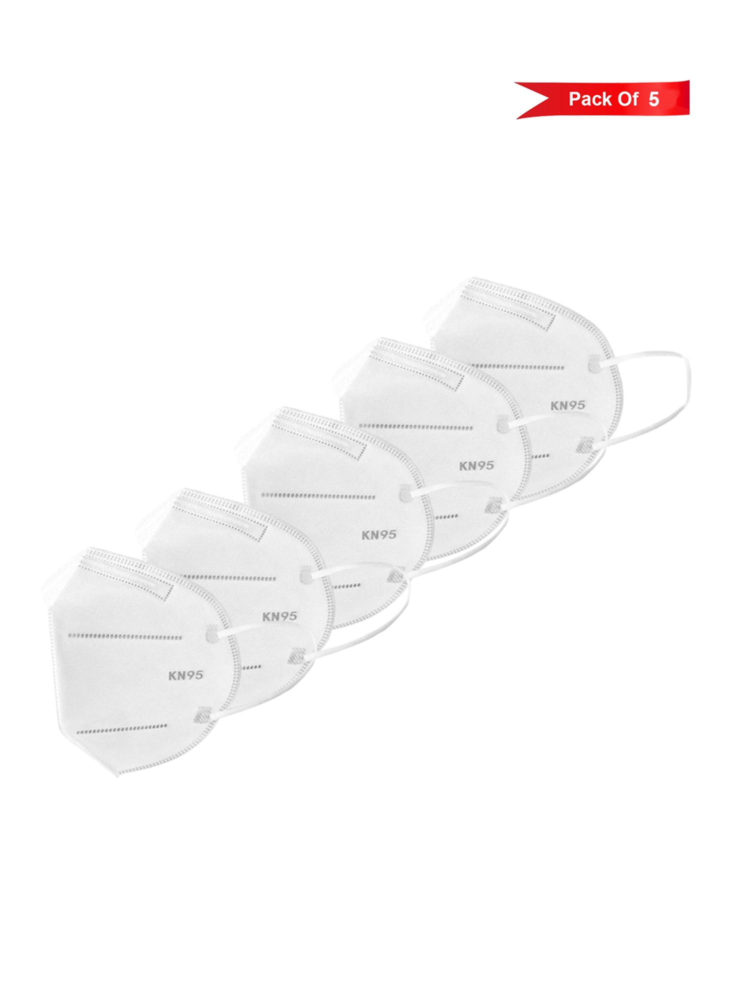 Lioncrown N95 5 Layered Reusable Face Mask - Pack of 5