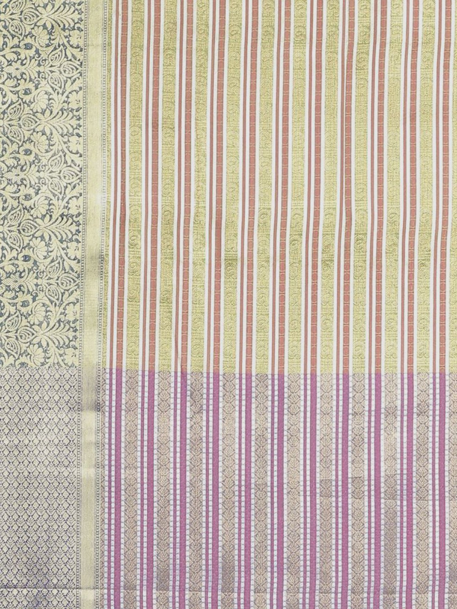 Banarasi Silk Works Green Woven Saree With Unstitched Blouse