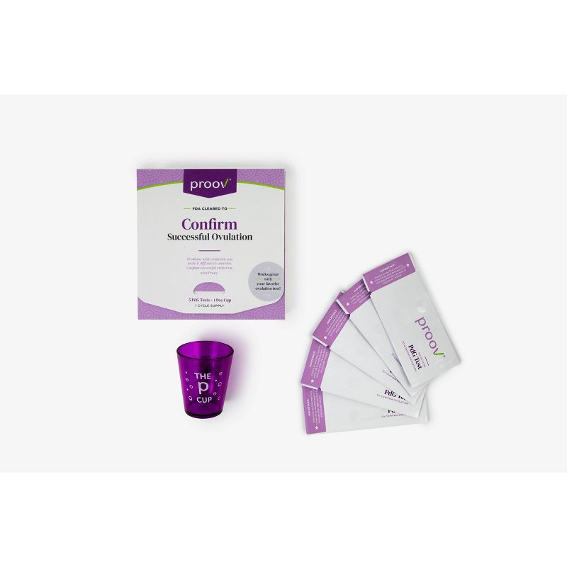 Proov 1 Cycle Supply PdG Test Kit - 5ct