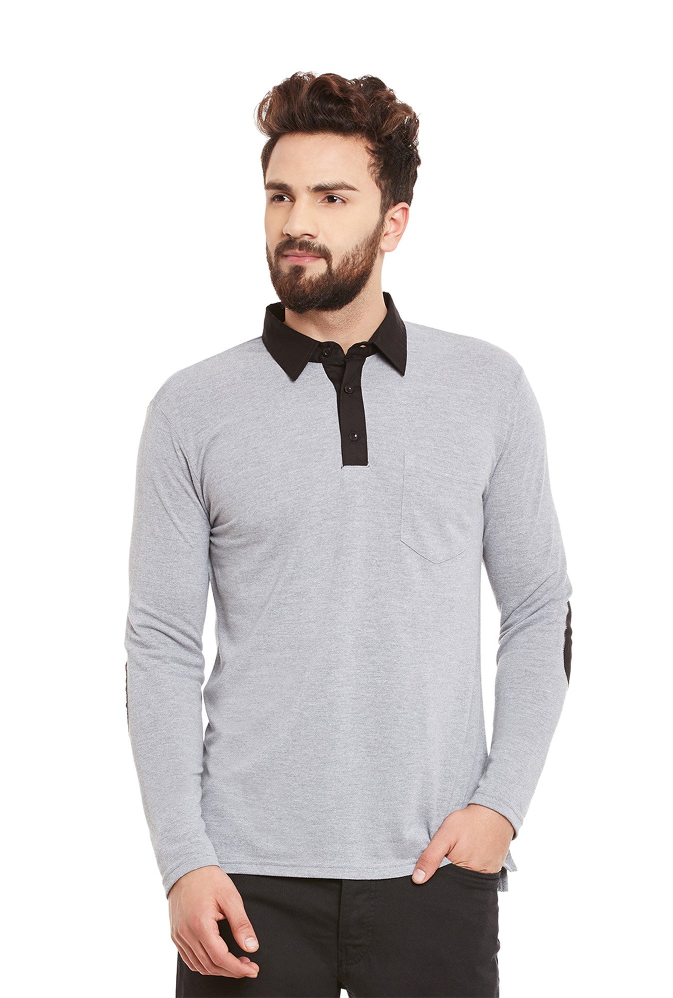 Hypernation Grey Regular Fit T-Shirt