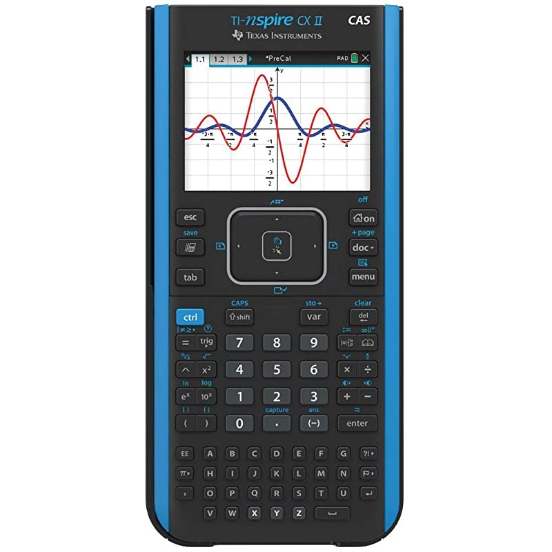 Instrument Nspire CX II CAS Student Software Graphing Calculator