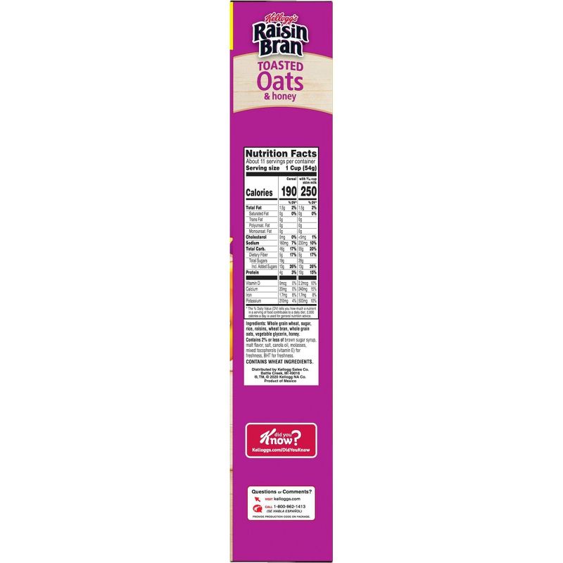 Raisin Bran Oats Family Size - 22.1oz - Kellogg's