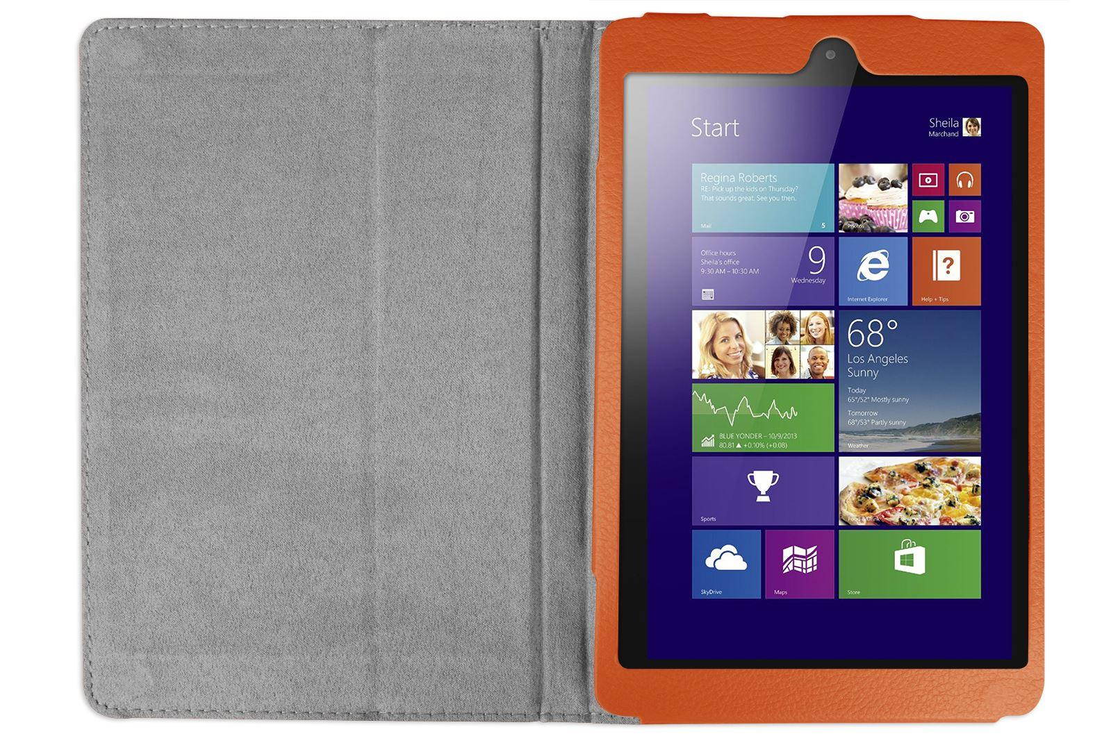 Hellfire Trading Magnetic PU Leather Case Cover for Lenovo MiiX 3 7.85" Tablet - Blue