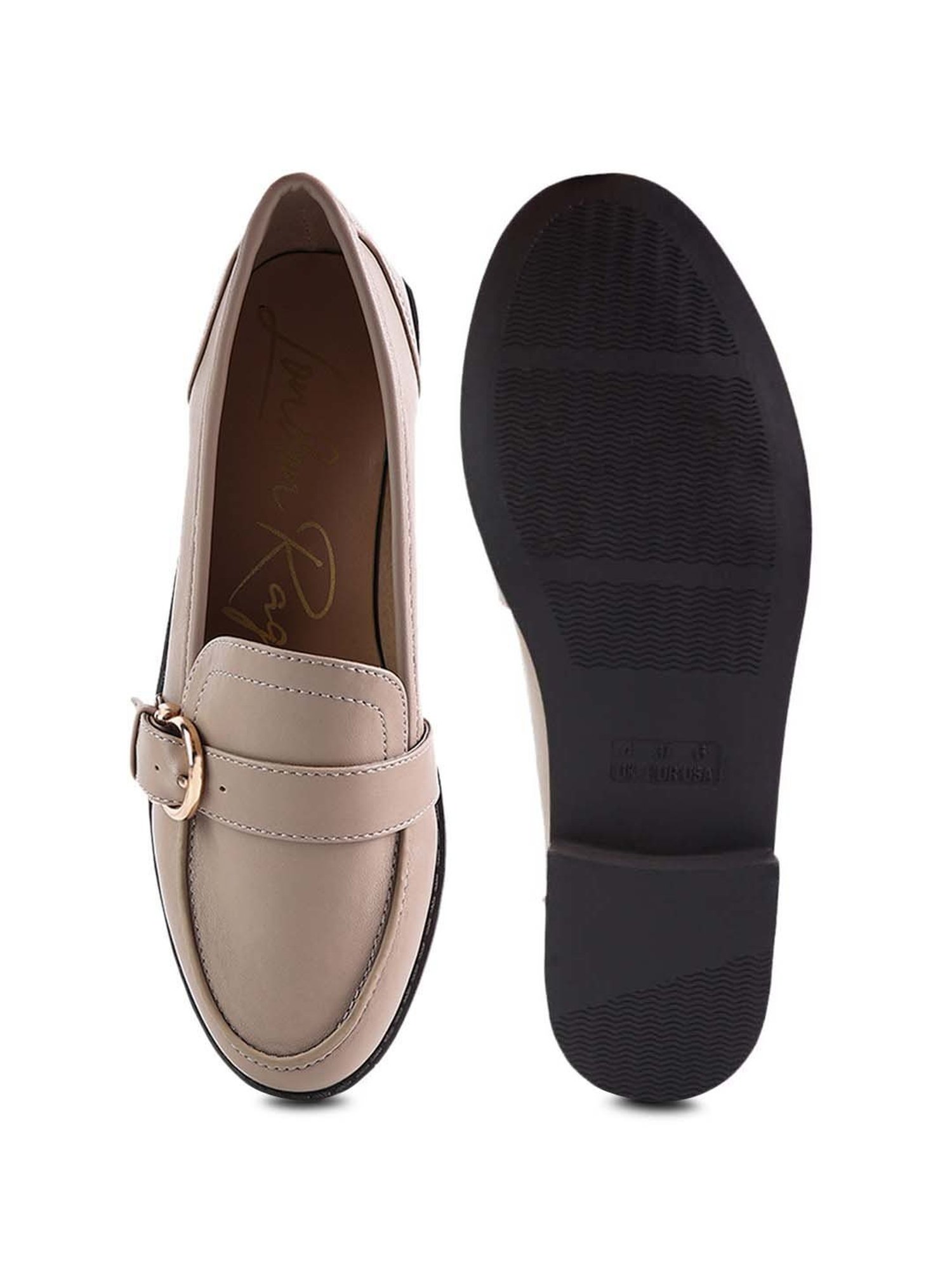 London Rag Women's Beige Casual Loafers