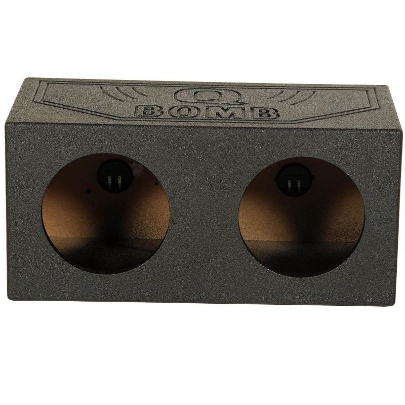 Q-POWER QBOMB 10" Dual Sealed Car Subwoofer Sub Box Enclosure | QBOMB10S