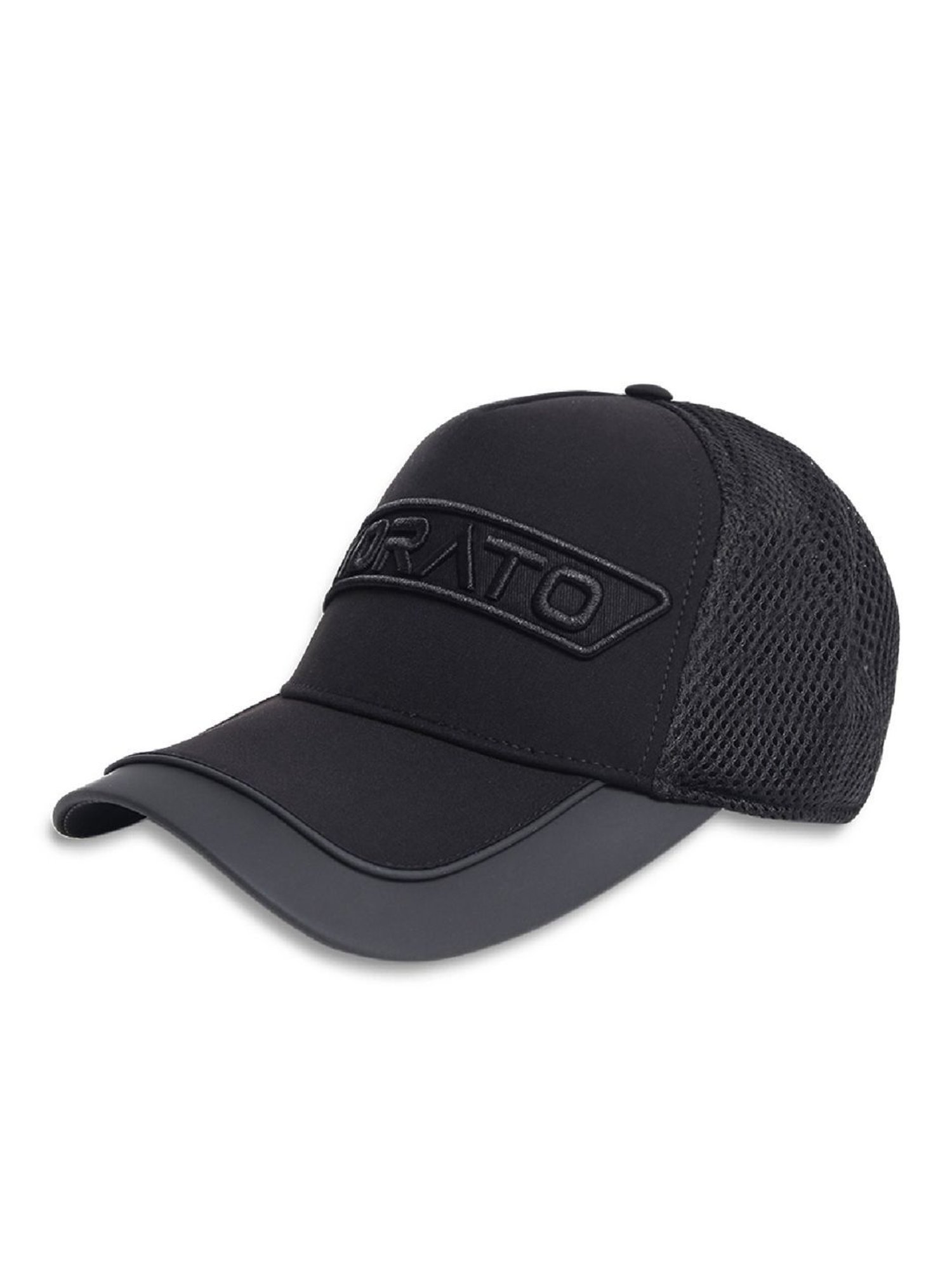 Antony Morato Black Poplin 3D Logo Baseball Cap (L/XL)