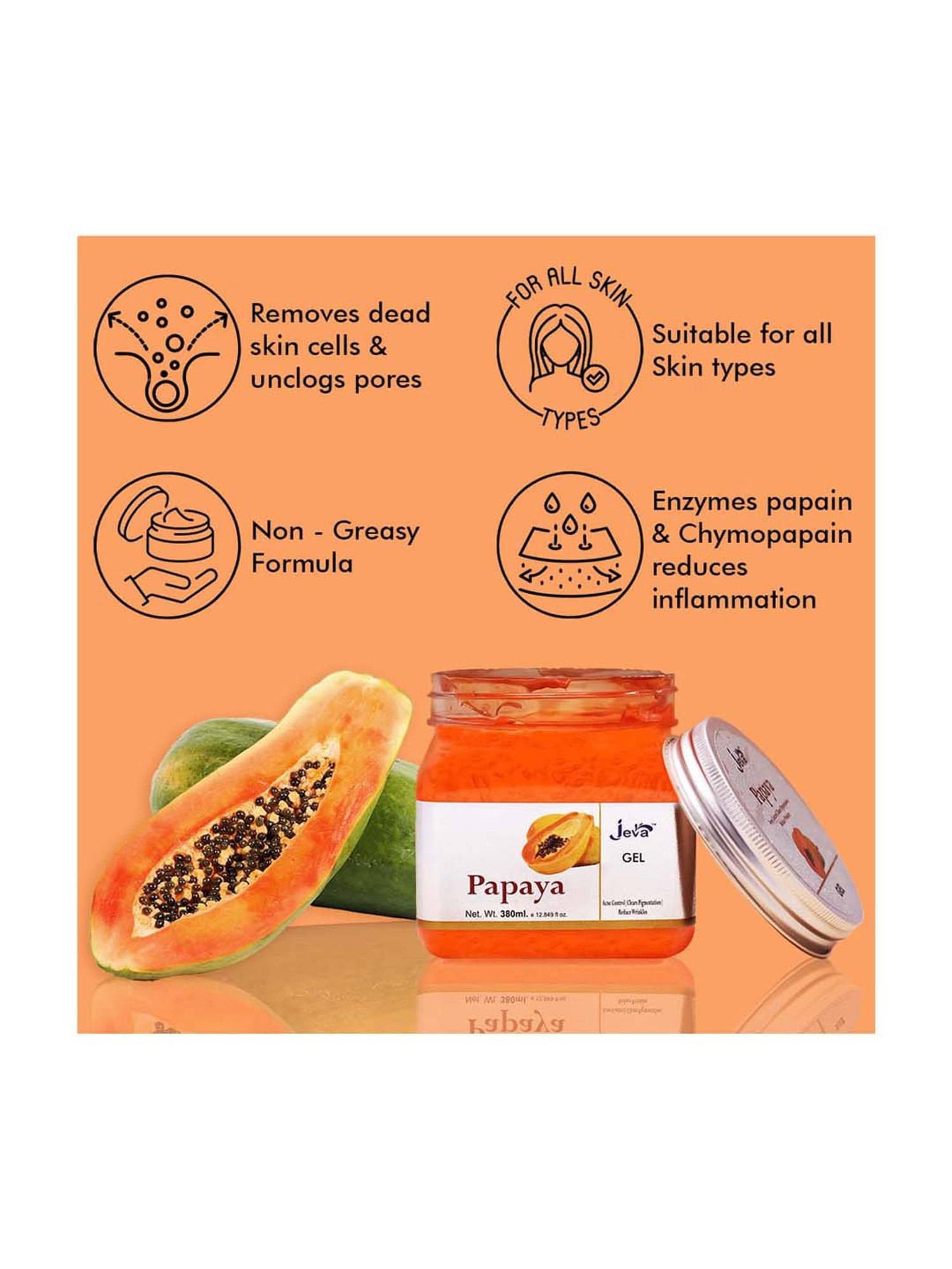 Papaya Gel - 380 ml