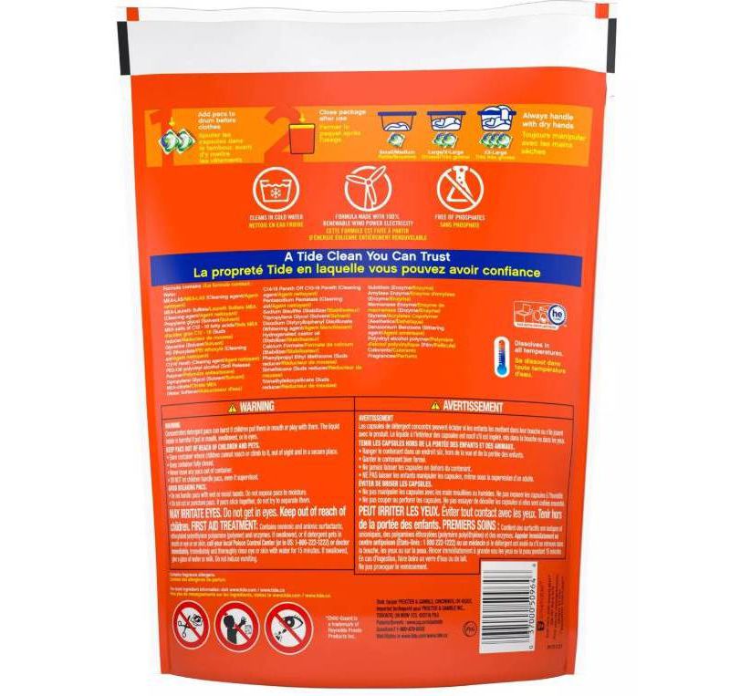 Tide Pods Clean Breeze Laundry Detergent Pacs, Downy Unstopables In-Wash Fresh Scented Booster Beads - Bundle