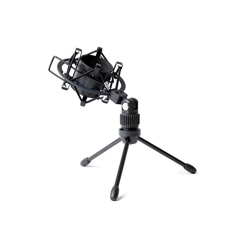 Pro MPM1000 - Studio Recording Condenser Microphone with Shockmount, Desktop Stand and Cable &ndash; Perfect for Podcasting and Voiceover Projects