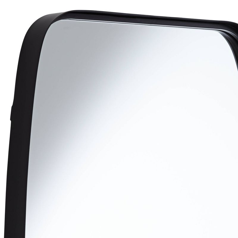 Uttermost Erin Black 26 3/4" x 46" Metal Wall Mirror