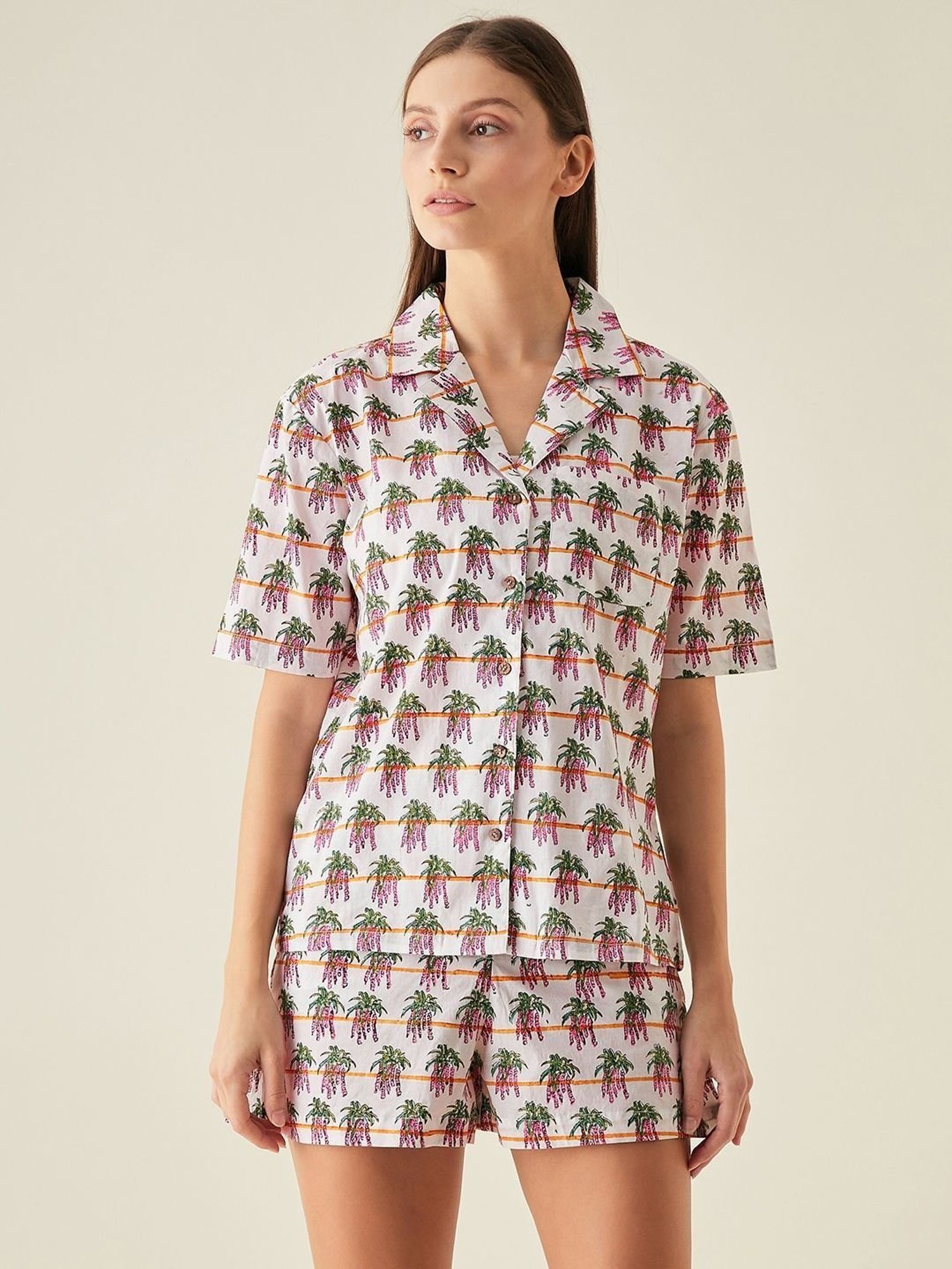 Arras Multiclour Notch Collar Shirt