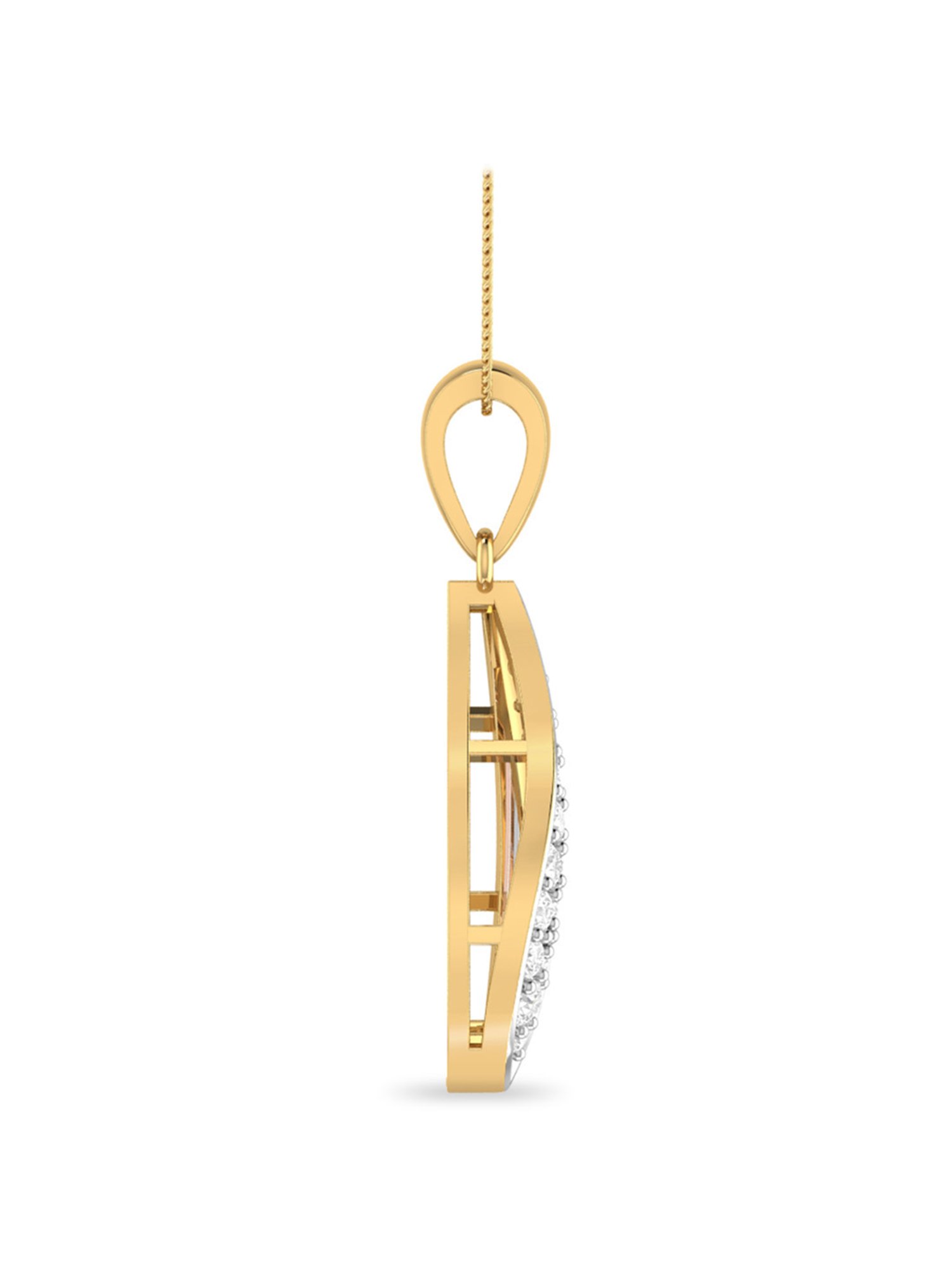 PC Jeweller Dalon 18k Gold Pendant without Chain for Women