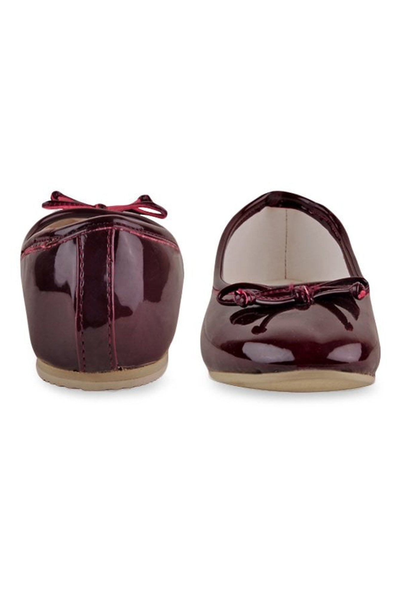 Beanz Kids Helena Wine Flat Ballets
