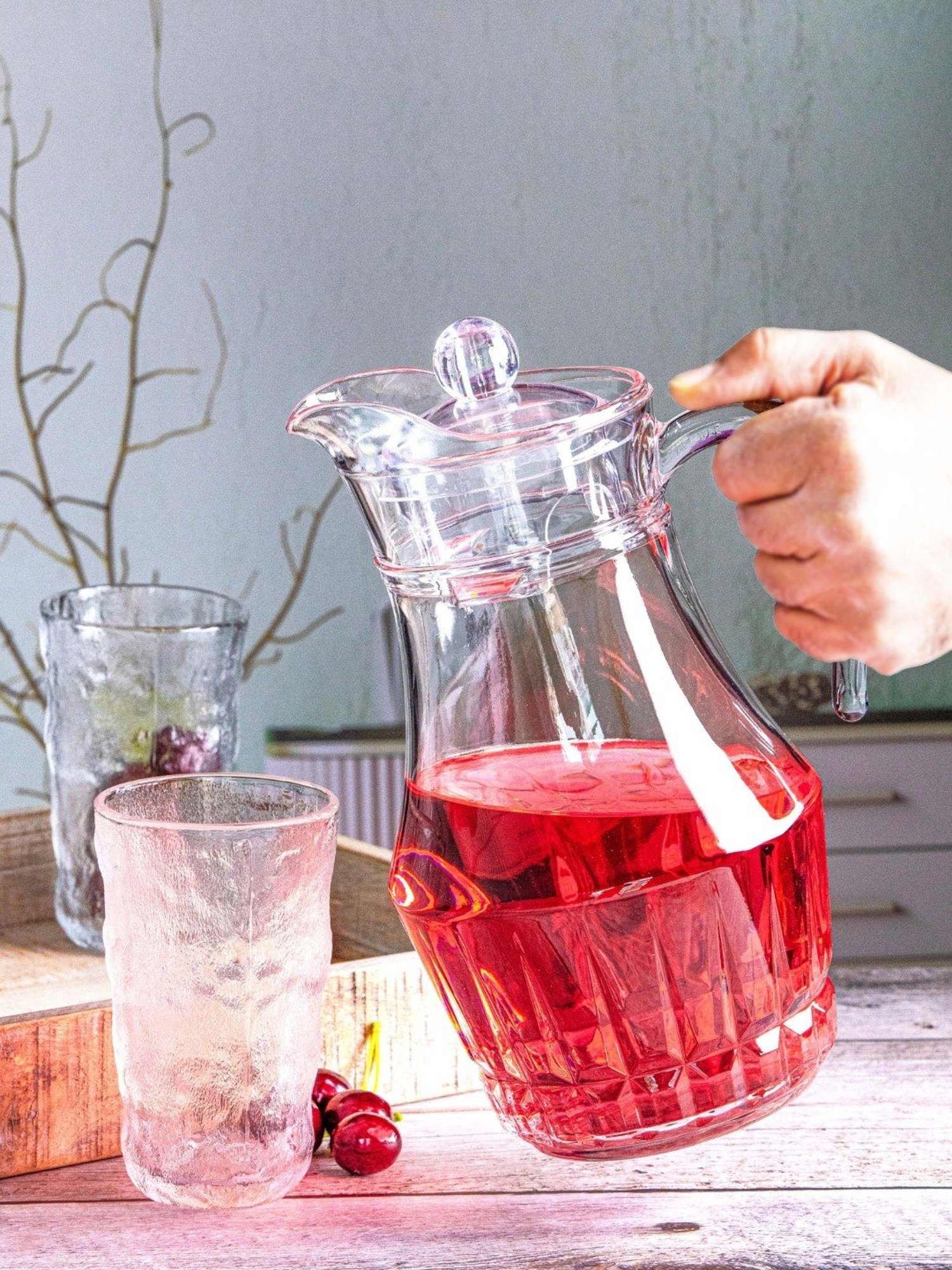 Luminarc Transparent Glass Beverage Serving Victoria Jug