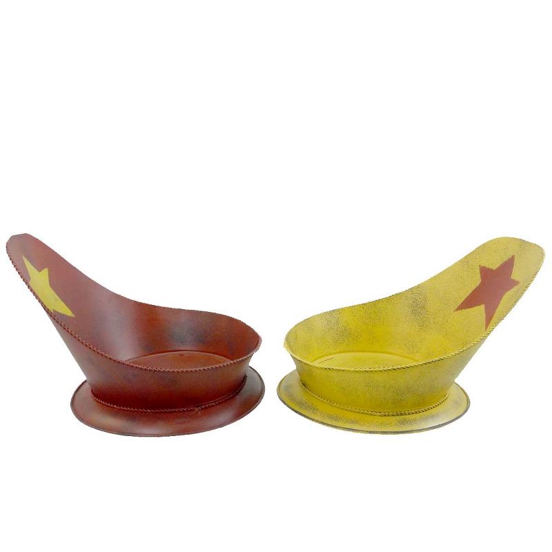 Boyds Bears Plush 10.0" Abrahams Candle Holders Set/2 Americana Home Decor  -  Decorative Figurines