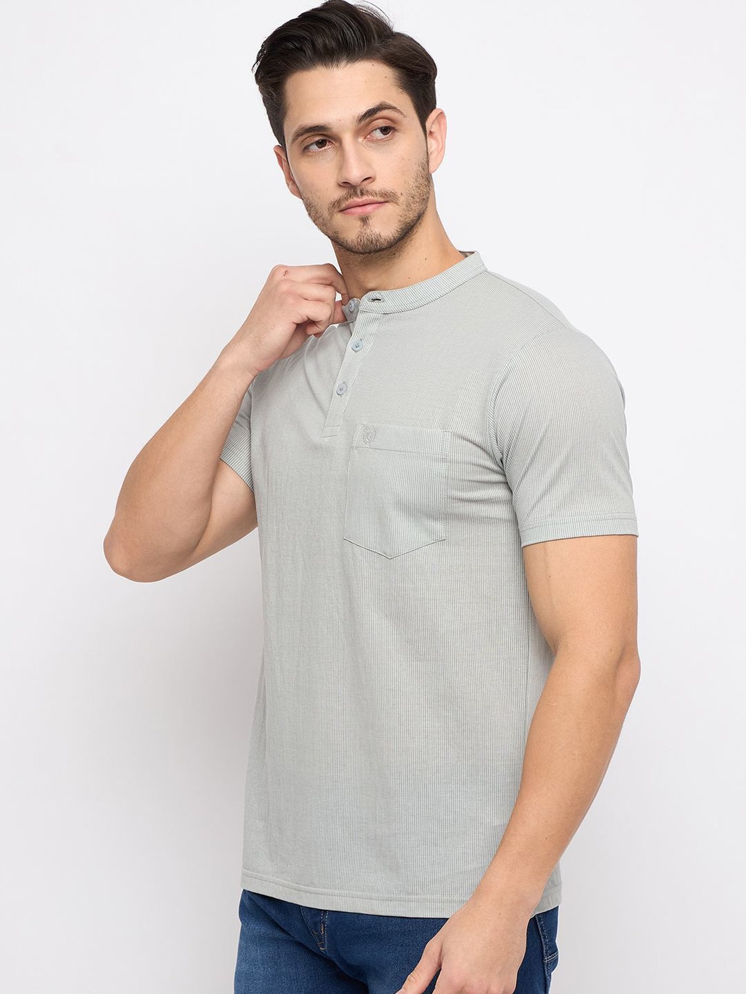 Duke Grey Regular Fit T-Shirt