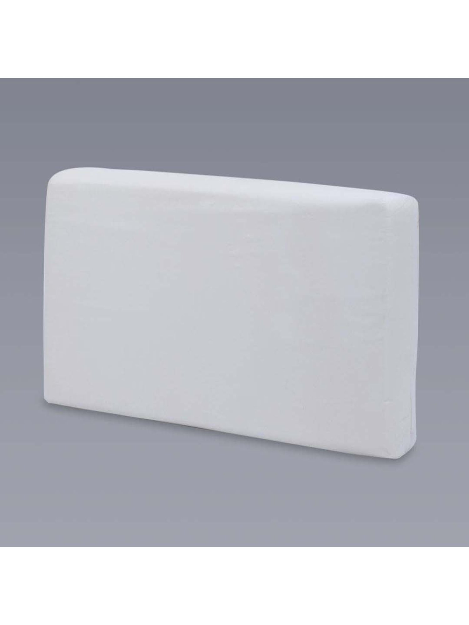 MFD HOME Furnishing Esper Premium Cotton White Soft Pillow - Set of 1