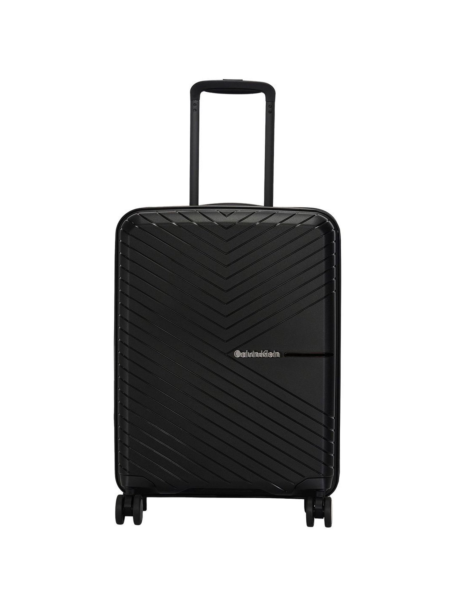 CALVIN KLEIN SUSTAIN 2.0 Black 8 wheels Small Hard Cabin Trolley Bag