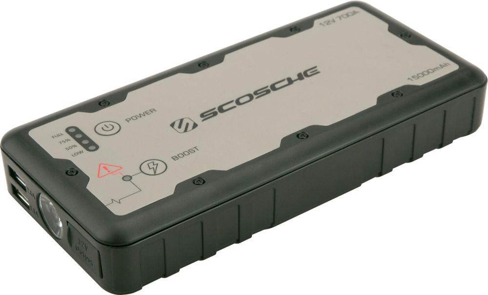 Scosche - Portable Car Jump Starter with USB Power Bank - Gray