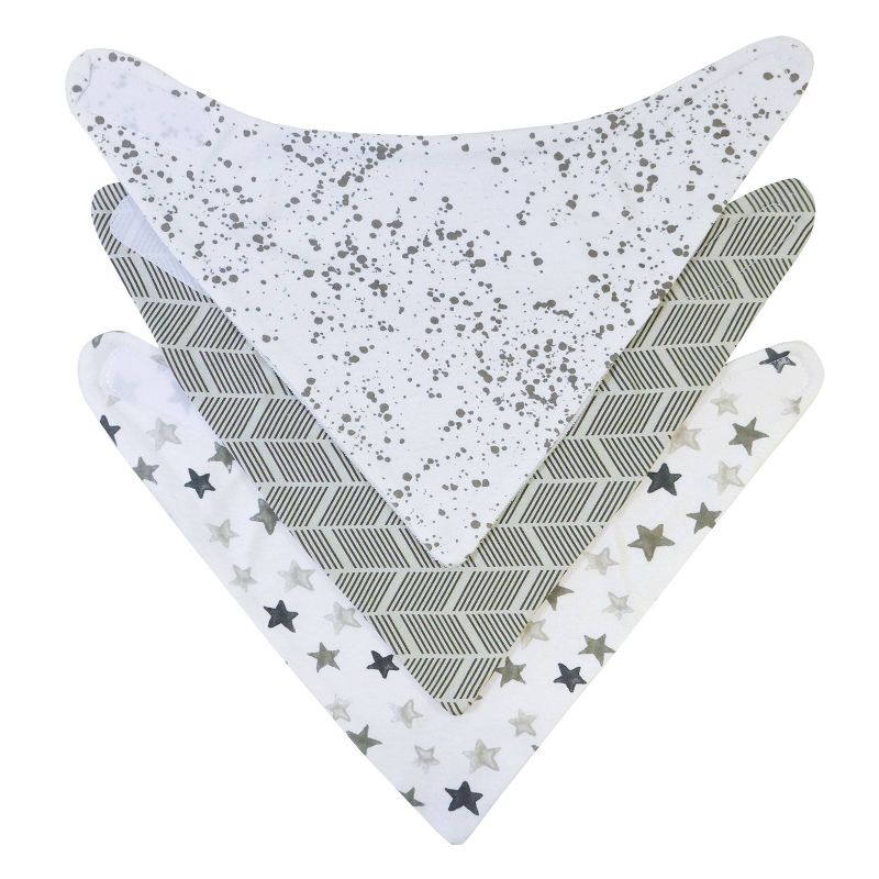 Neat Solutions Bandana Bib Set - Neutral - 3pk
