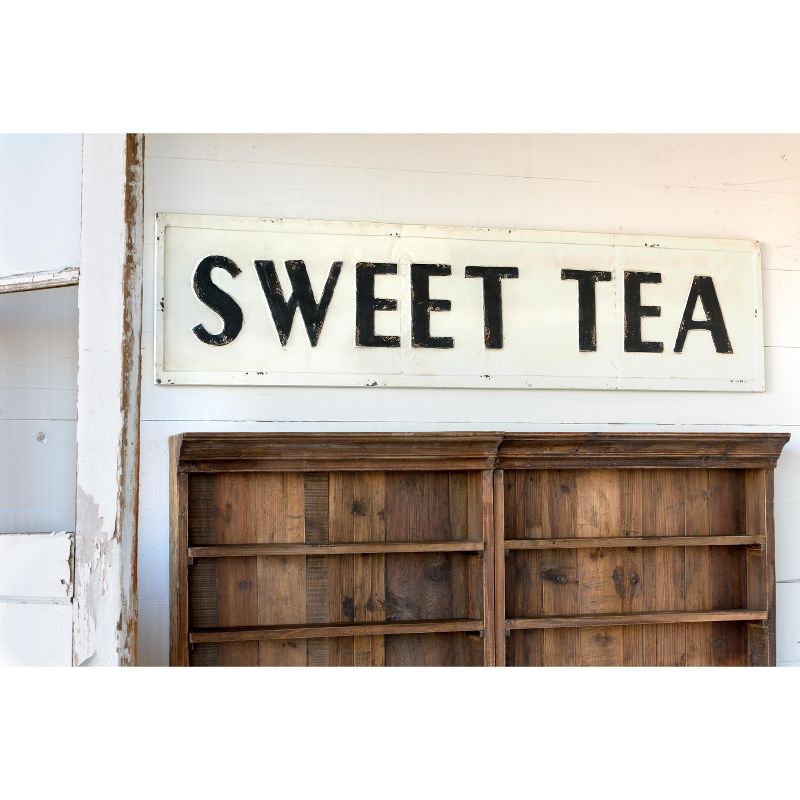 Park Hill Collection Embossed Metal Sweet Tea Sign