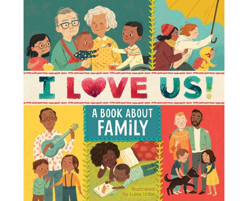 I Love Us: A Book about Family (with Mirror and Fill-In Family Tree) - by Houghton Mifflin Harcourt (Hardcover)