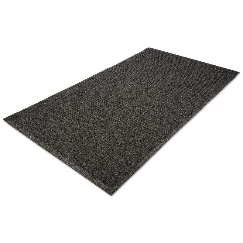 4'x6' Rectangle Solid Floor Mat Black - Guardian