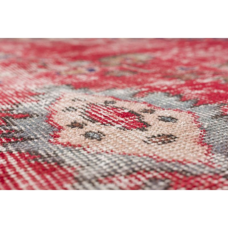 6'1"x10' Vintage One-of-a-Kind Willm Rug Red - Revival Rugs