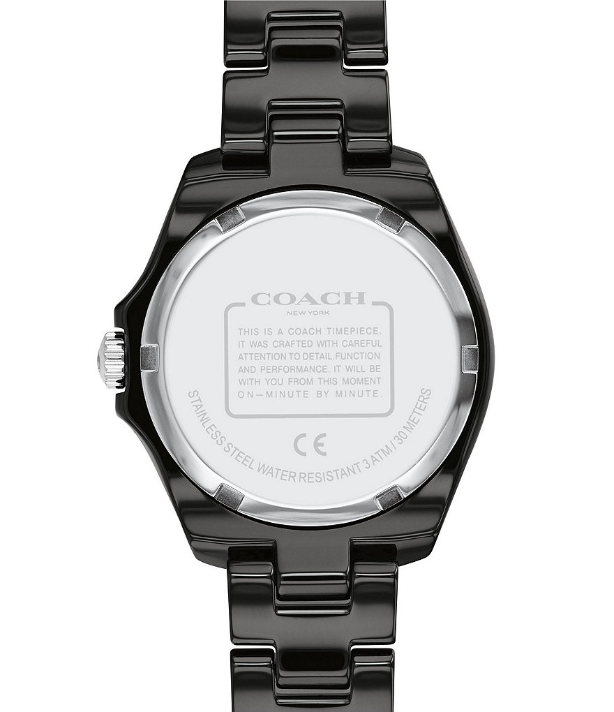 COACH Preston Ceramic Bracelet Watch