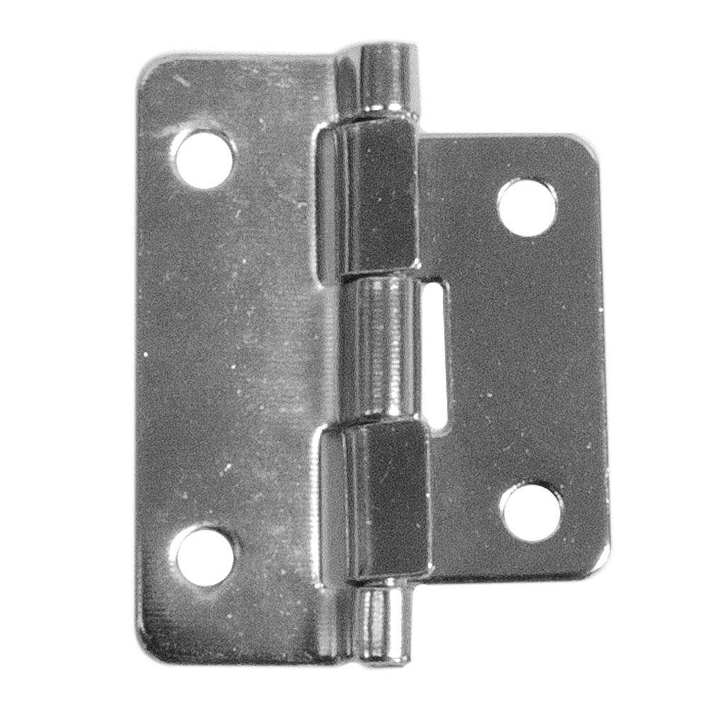 Seismic Audio - SAHW3 - 2 Piece Chrome Lift Off Hinge for use with Pro Audio Gear and Applications
