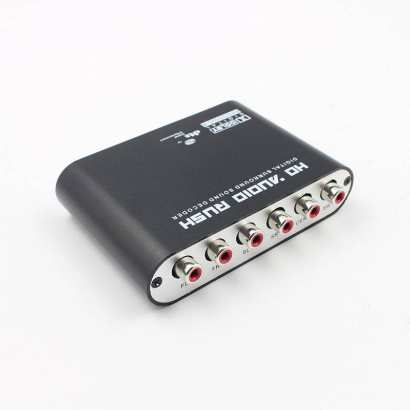 Digital DTS AC3 Optical to Analog 5.1CH HD Audio Sound Decoder SPDIF Coaxial