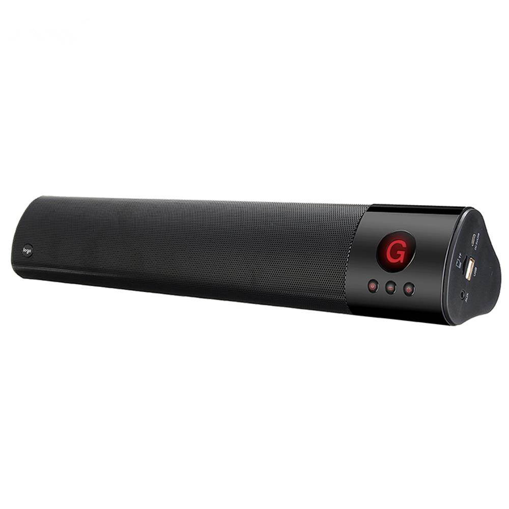 Wireless bluetooth speaker tv soundbar 3D Stereo Surround Subwoofer Audio Speaker FM Aux HIFI Radio home theate Portable Speaker-Black