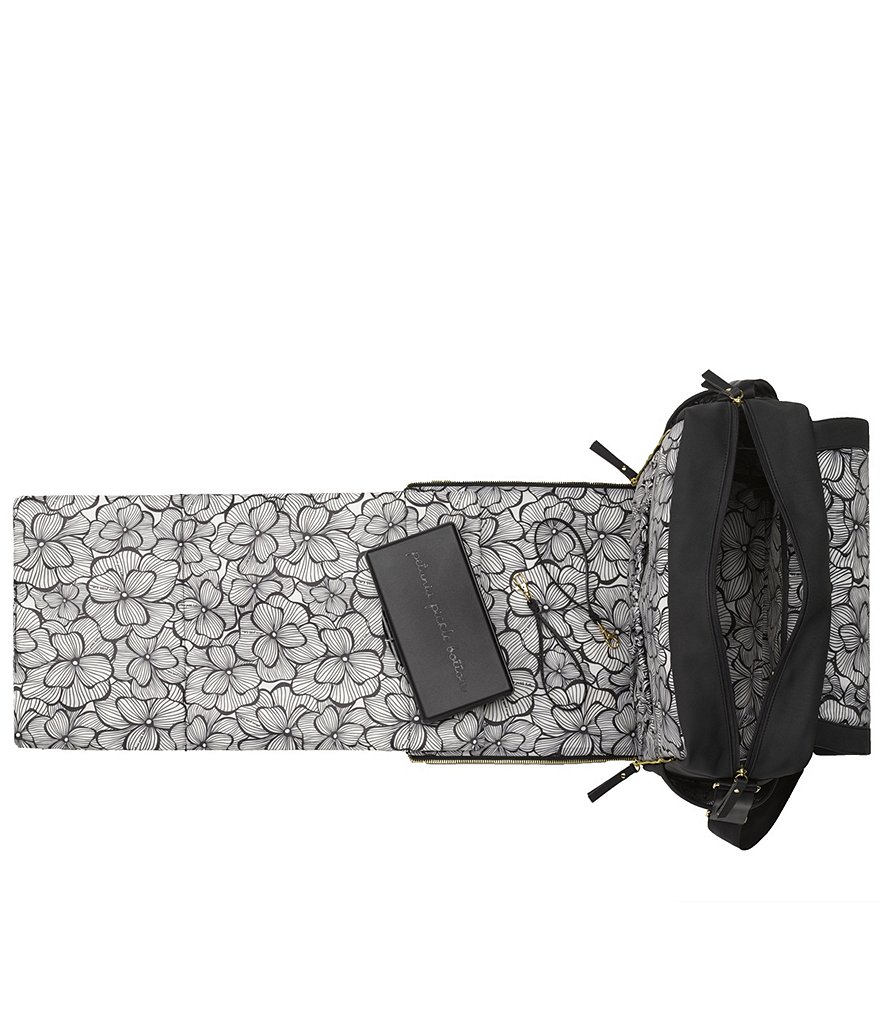 Petunia Pickle Bottom Matte Leatherette Boxy Backpack Diaper Bag