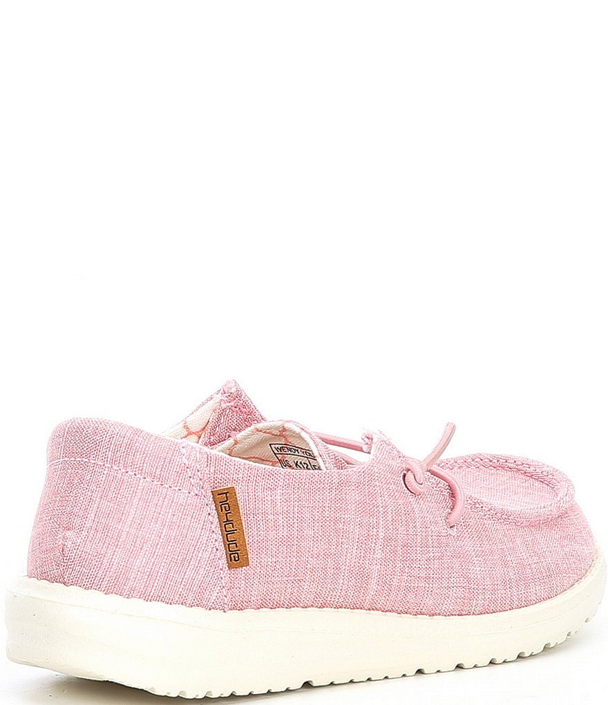 Hey Dude Girls' Wendy Linen Washable Slip-Ons (Toddler)
