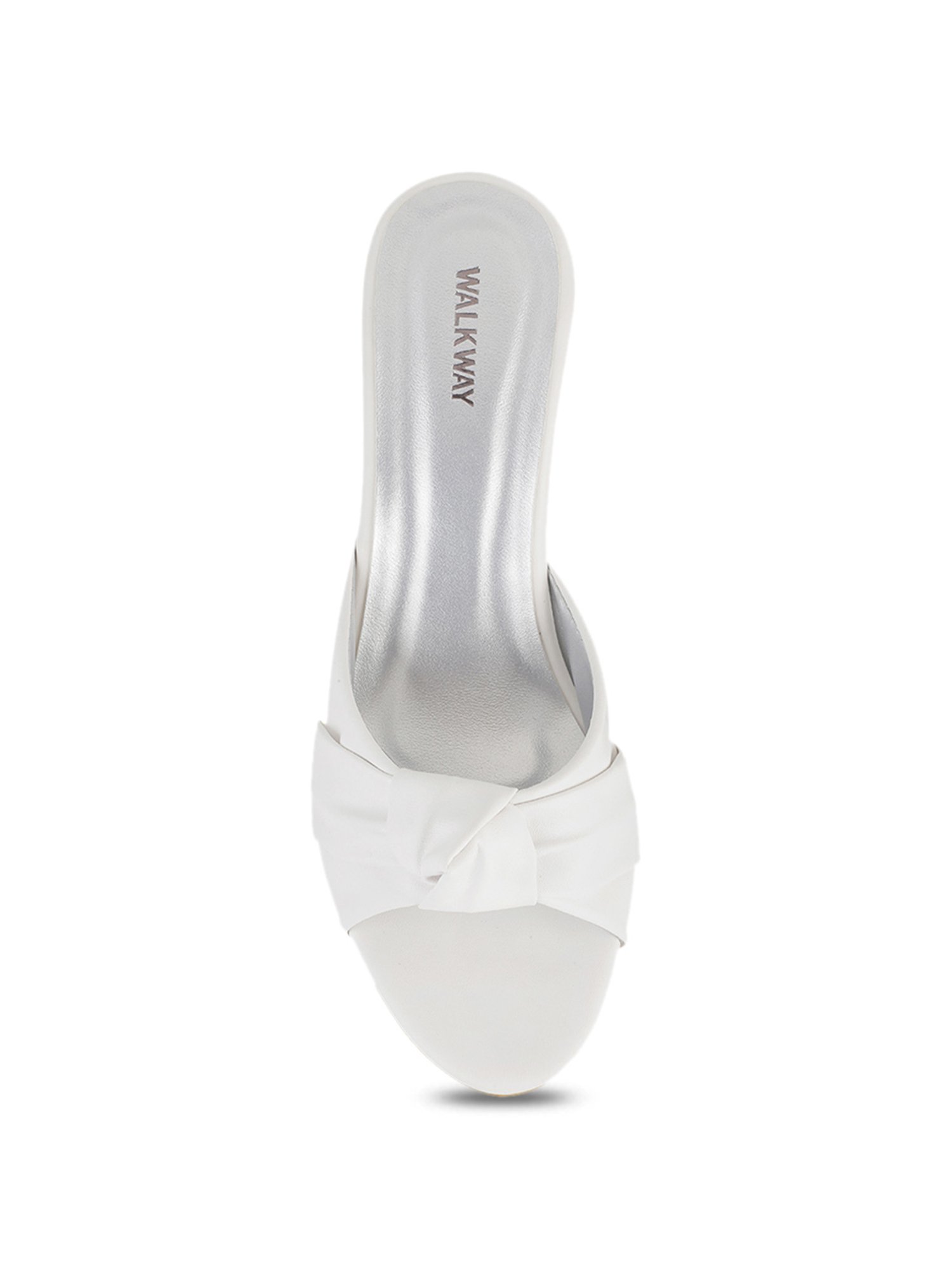 Walkway Women's White Casual Wedges