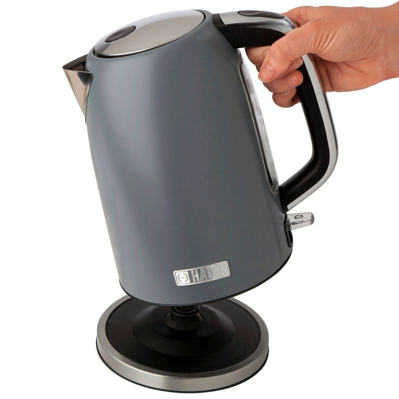 Haden Perth 1.7L Stainless Steel Electric Kettle - Gray