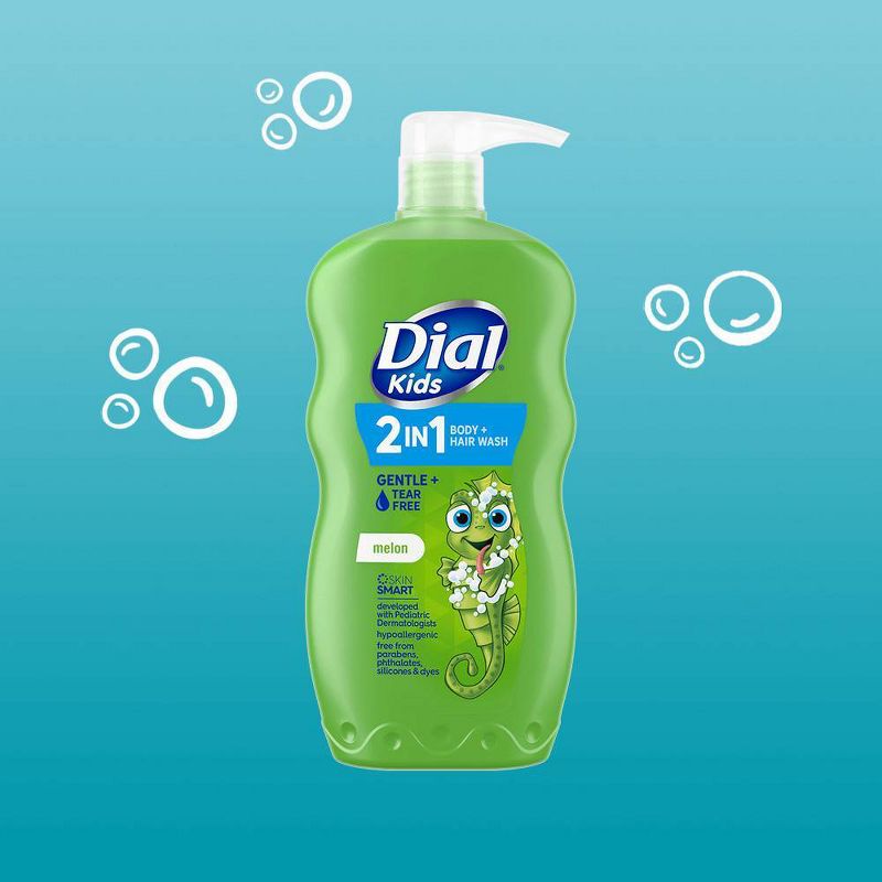 Dial Melon 2-in-1 Body and Hair Wash for Kids - 24 fl oz